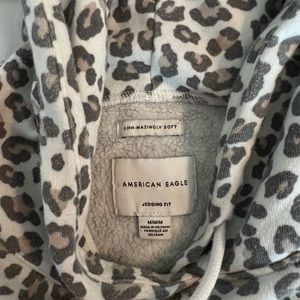 American eagle cheetah Hoodie